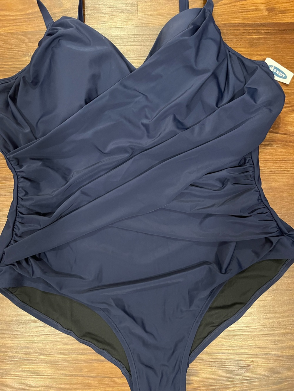 NWT Old Navy Wrap-Front Secret-Smooth Underwire Plus-Size Swimsuit Size 4X Plus - Picture 5 of 13